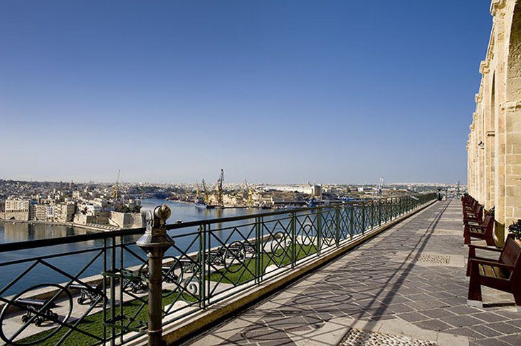 The Phoenicia Malta Floriana Facilities photo View of the Grand Harbour from the Upper Barrakka Gardens